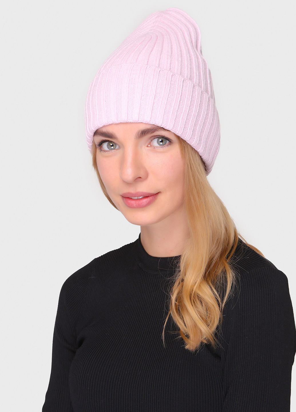 Теплая зимняя кашемировая женская шапка без подкладки 360151 Merlini агатис (244712834)