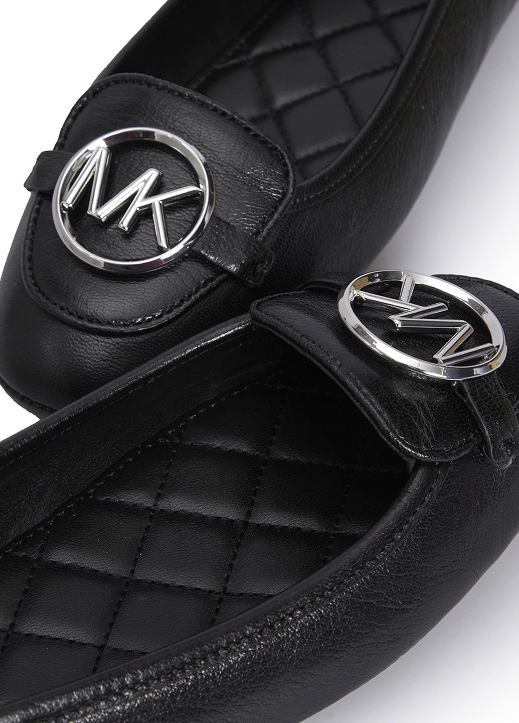 Жіночі балетки Michael Kors | чорні однотонні логотип натуральна шкіра (307149395)
