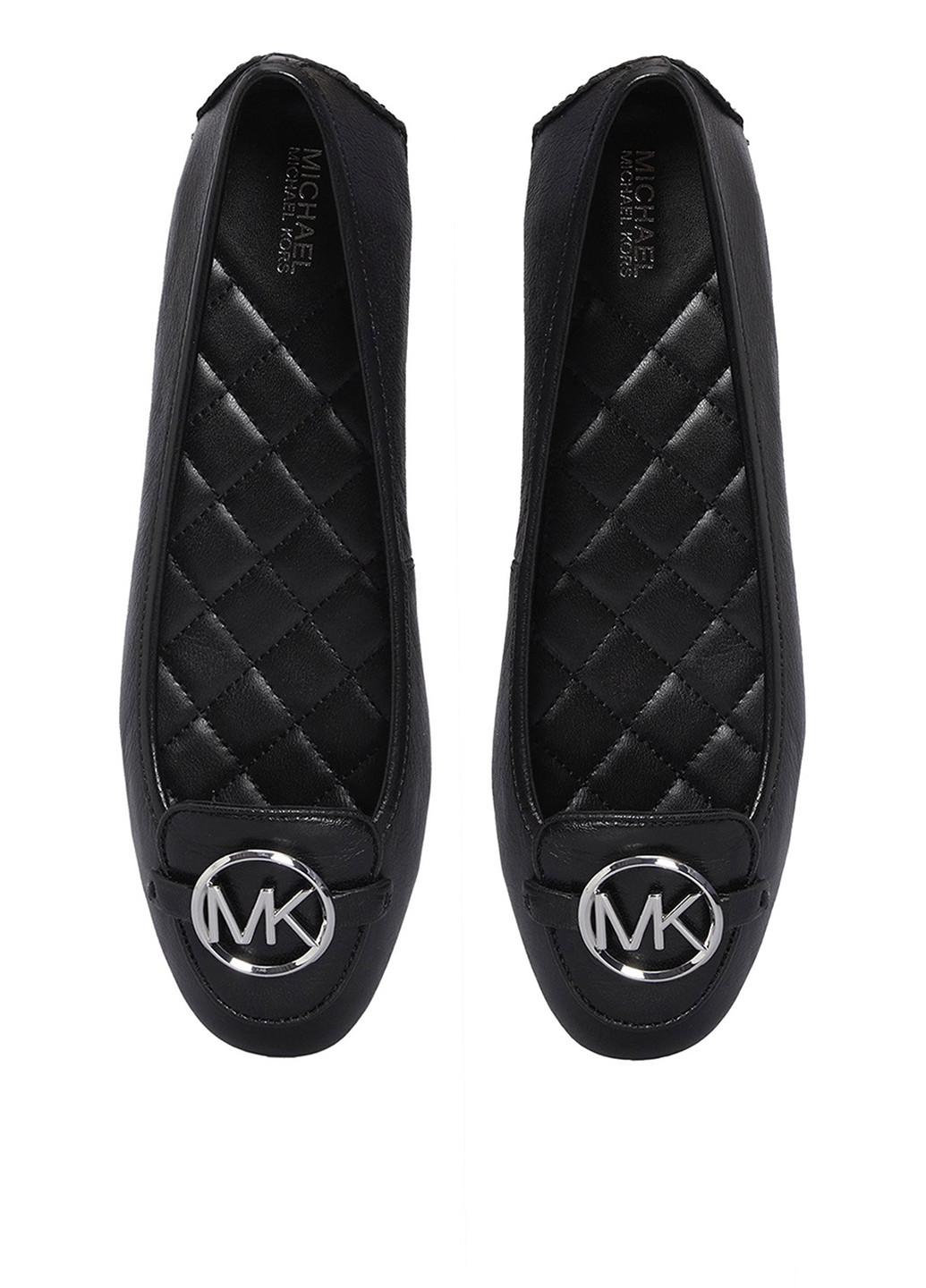 Жіночі балетки Michael Kors | чорні однотонні логотип натуральна шкіра (307149395)