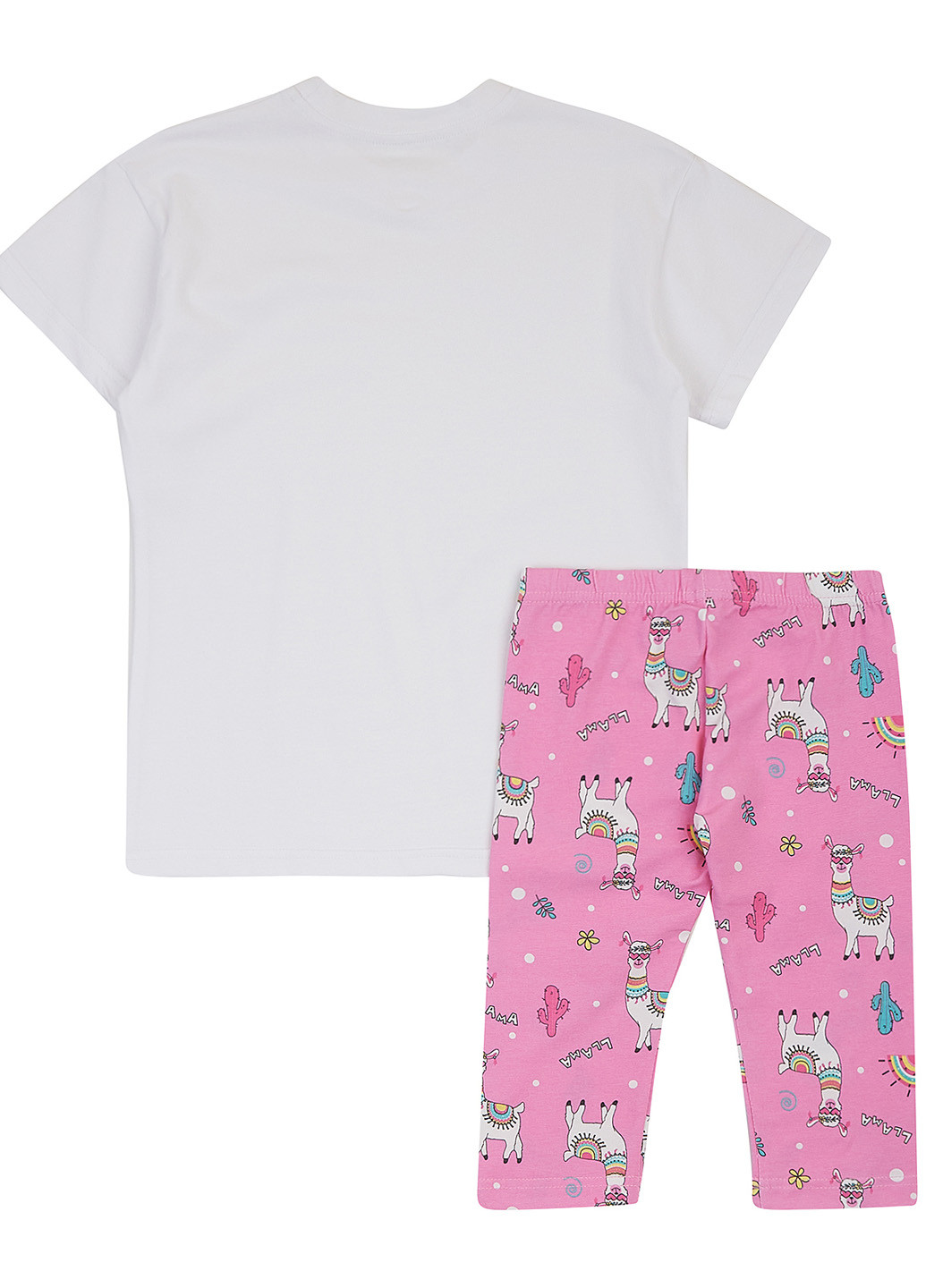 Комбінований літній комплект (футболка, бриджі) Ляля