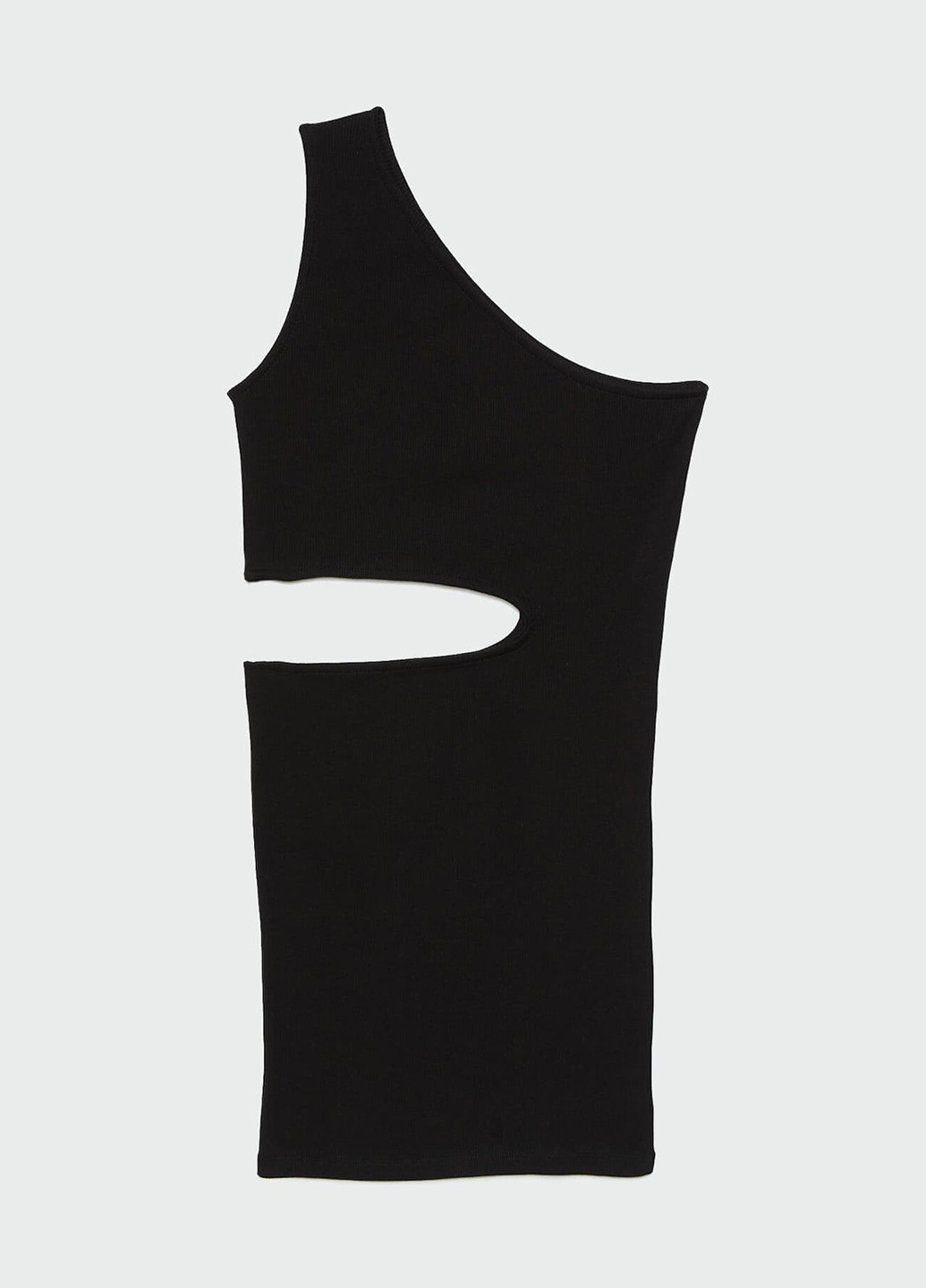 Чорна кежуал сукня Stradivarius однотонна