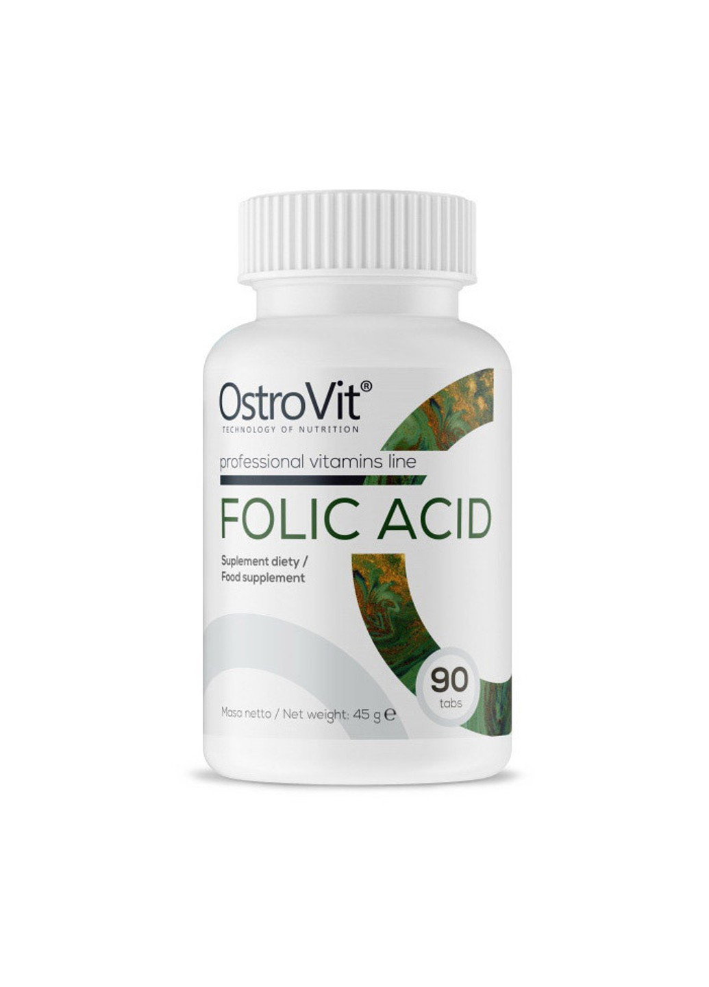 Фолієва кислота Folic Acid (90 табл) острови Ostrovit (255409730)