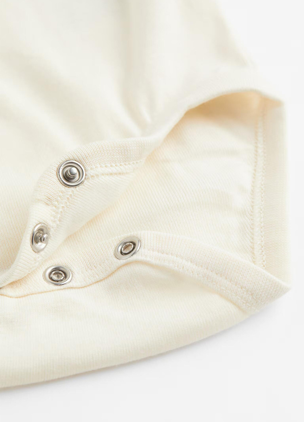 Молочный демисезонный комплект (боди, брюки, шапка) H&M