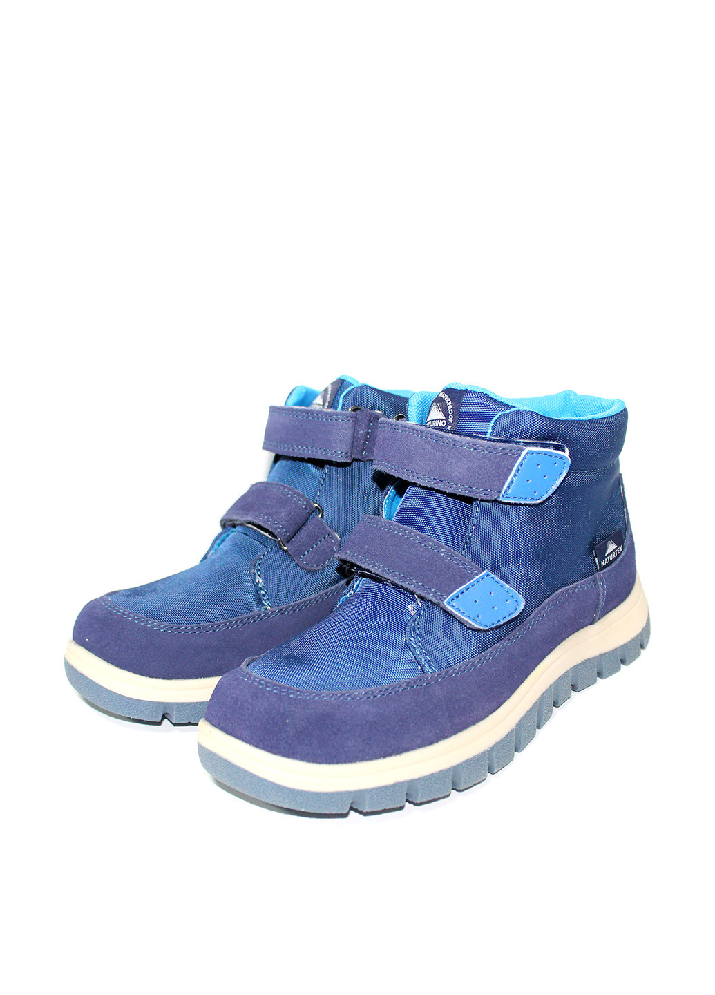 Синие кэжуал зимние ботинки Naturino