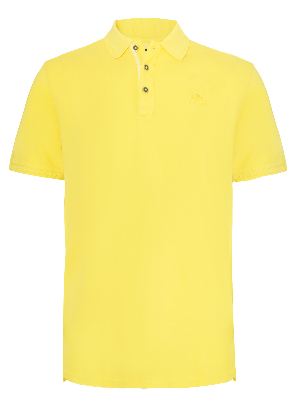 Желтая футболка-мужская футболка-поло с логотипом для мужчин State of Art однотонная
