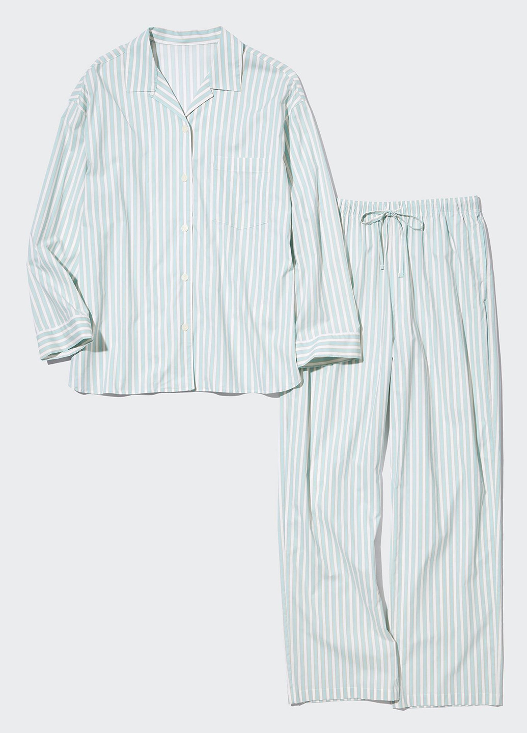 Оливковая всесезон пижама (рубашка, брюки) рубашка + брюки Uniqlo