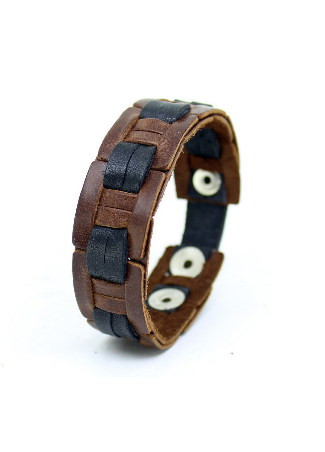 Комплект браслетов из натуральной кожи Универсальный Scappa (253136212)
