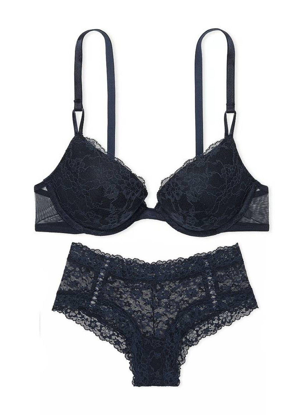 Синій демісезонний комплект (бюстгальтер, трусики) Victoria's Secret