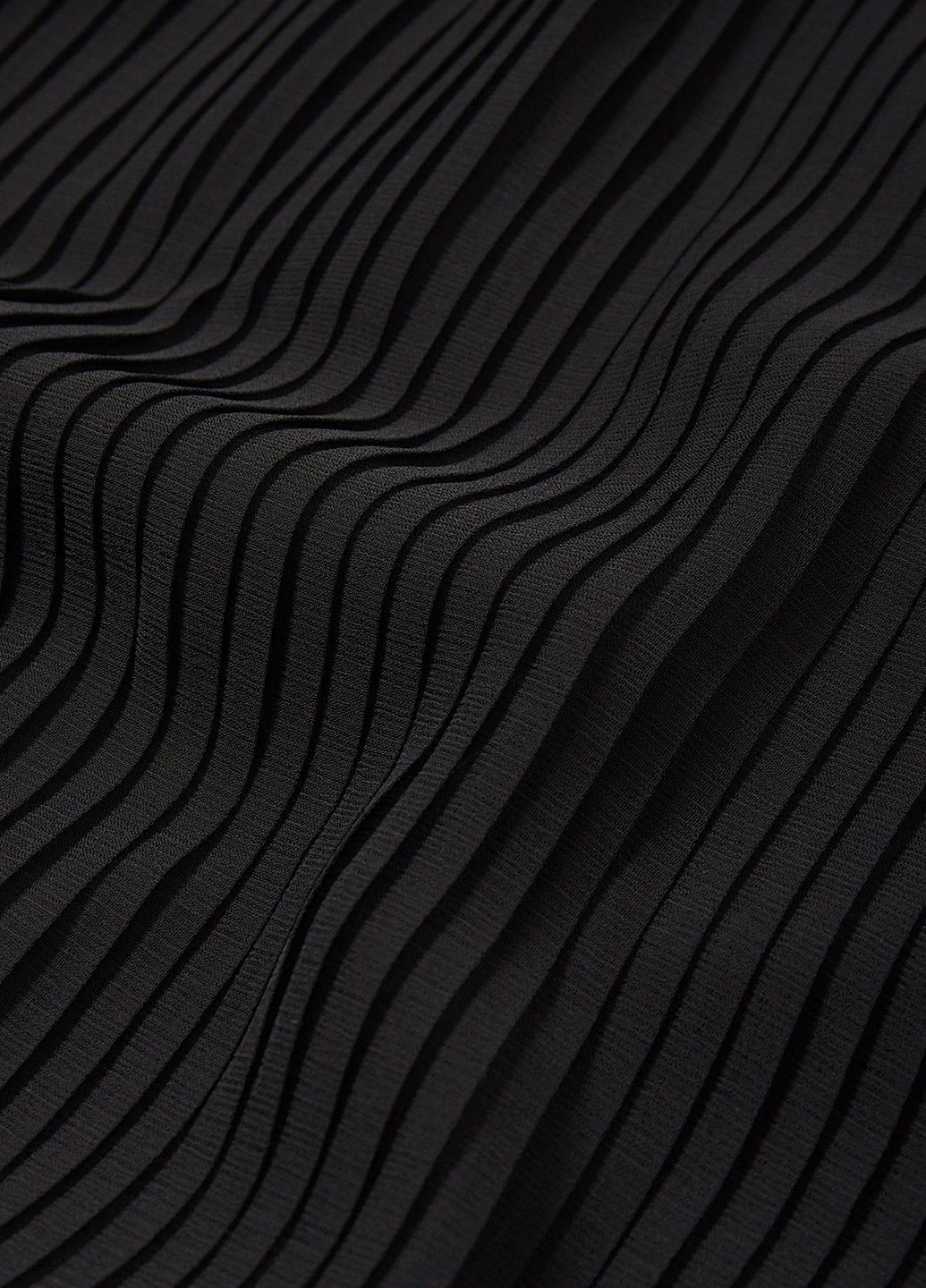 Черное кэжуал платье плиссированное C&A однотонное