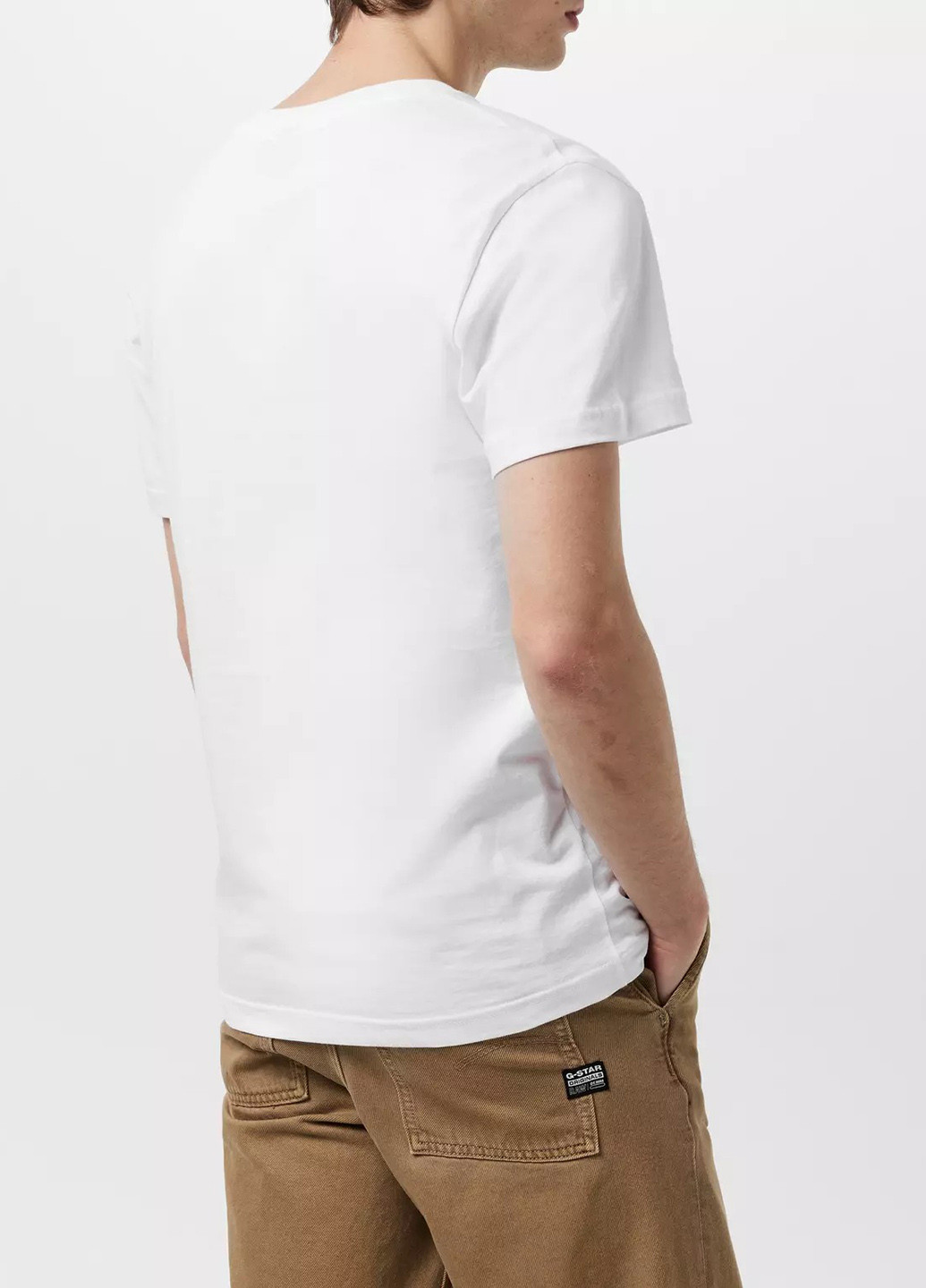 Белая футболка G-Star Raw