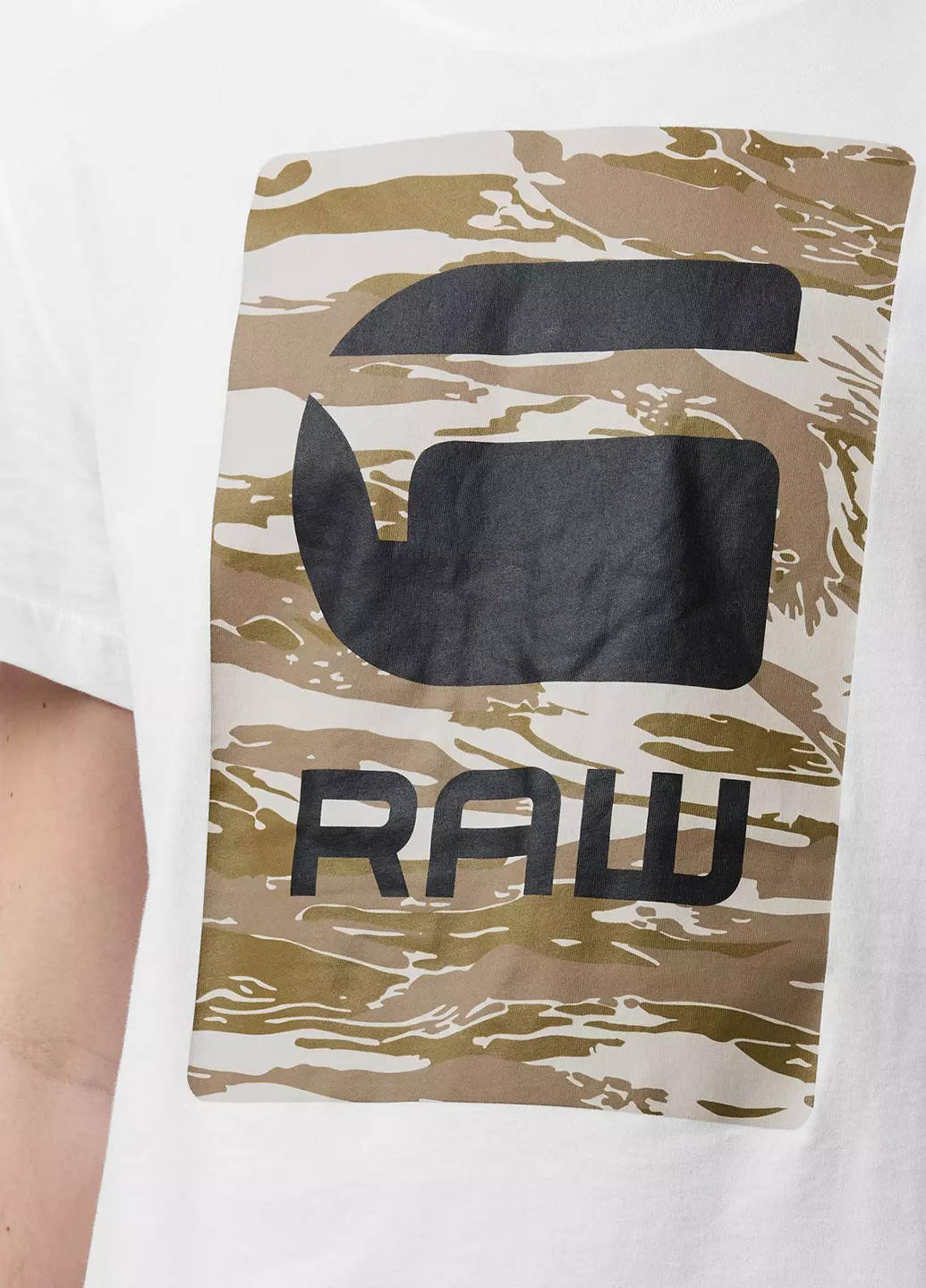 Белая футболка G-Star Raw