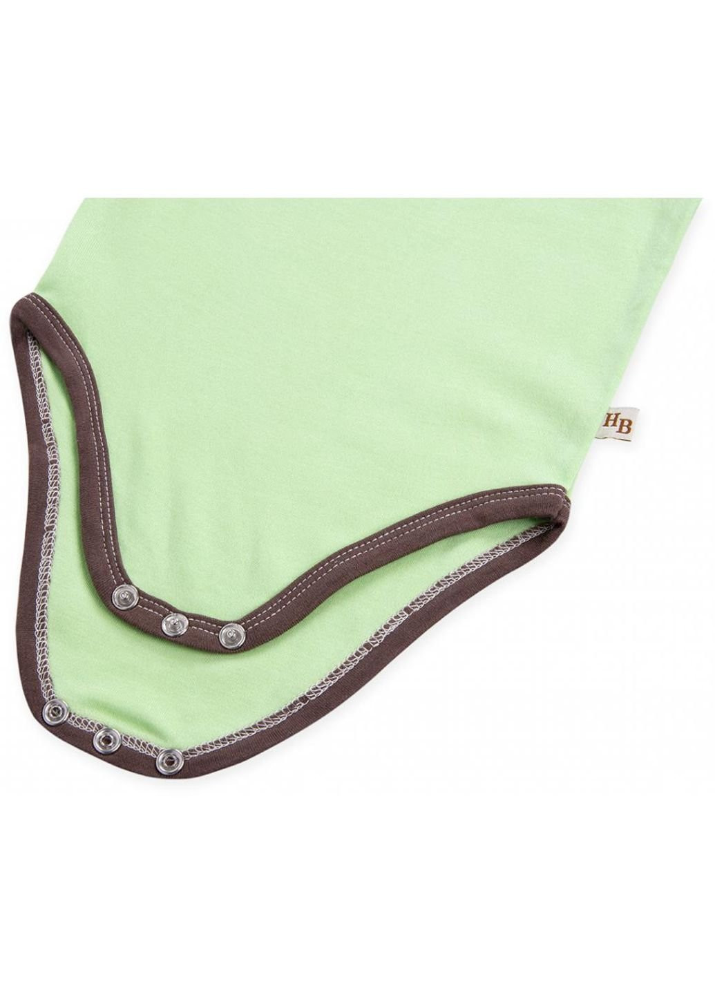 Коричневий демісезонний набір дитячого одягу із бамбука з малюнком тварин зелений для хлопчиків (68353.3-6.g) Luvable Friends