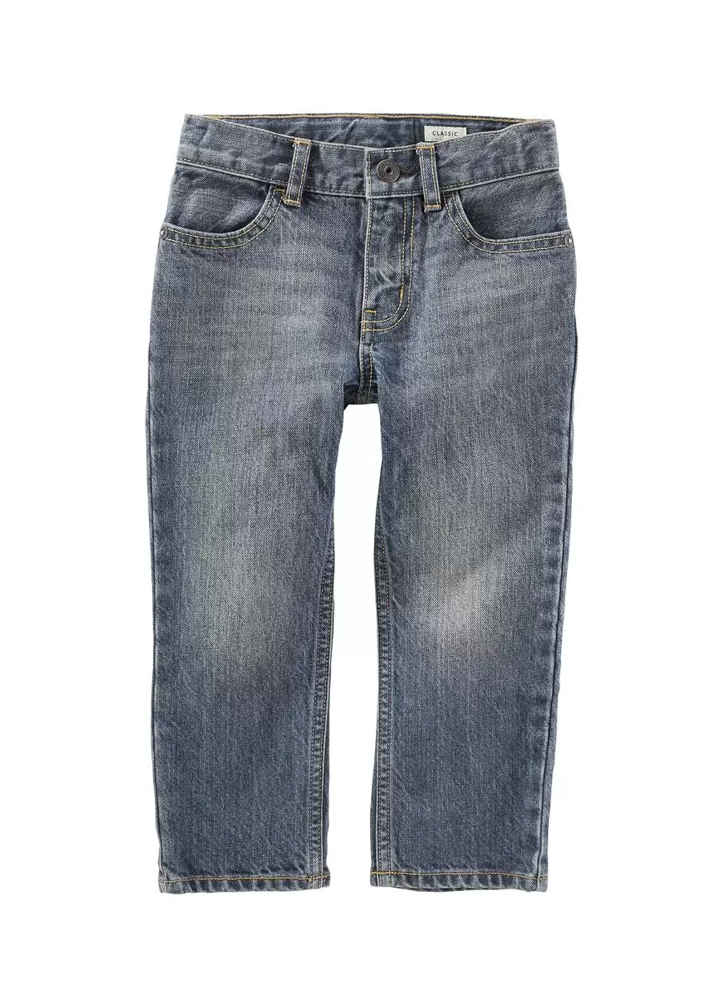 Серые демисезонные прямые джинсы OshKosh