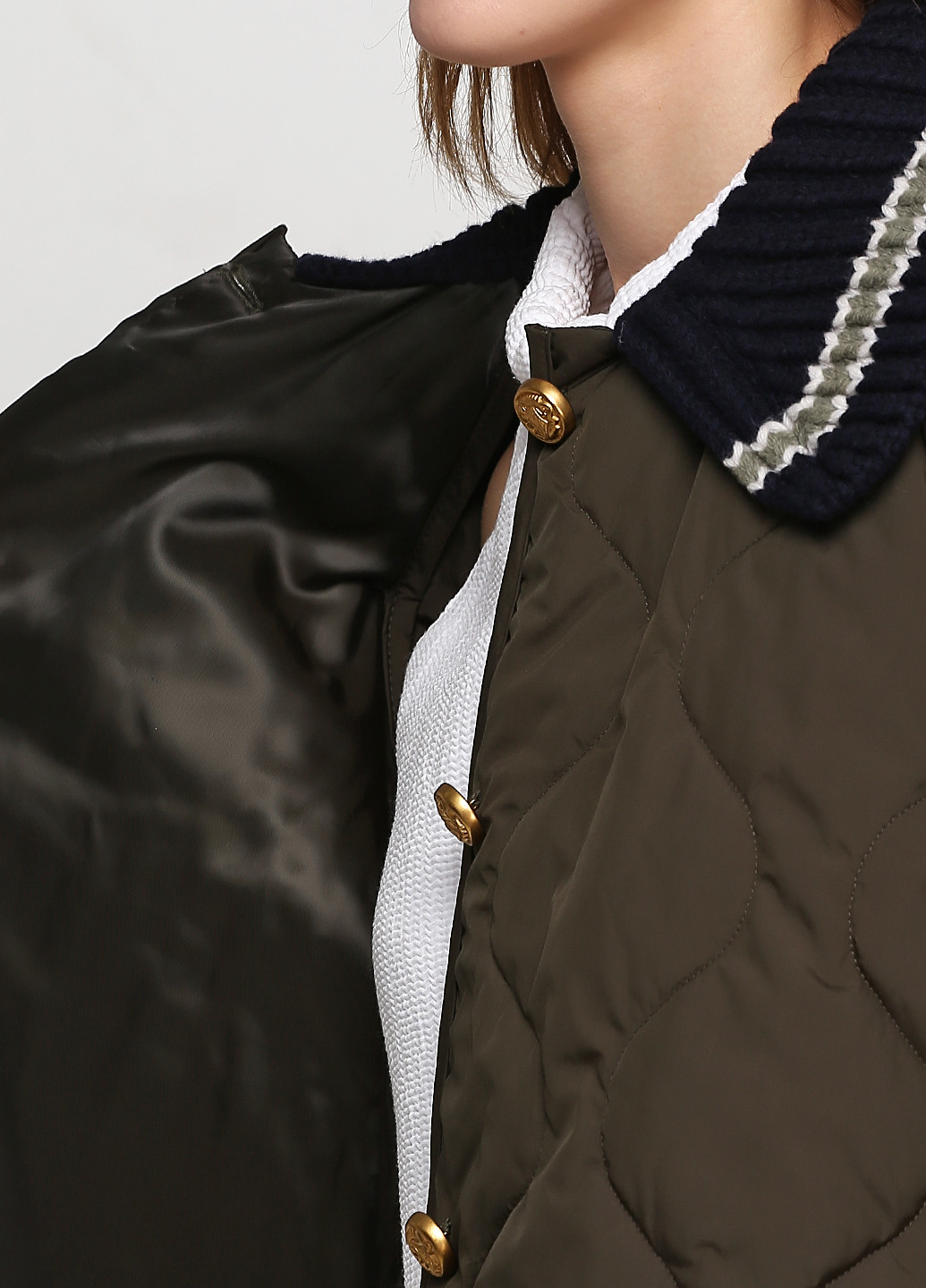 Оливковая (хаки) демисезонная куртка Tommy Hilfiger