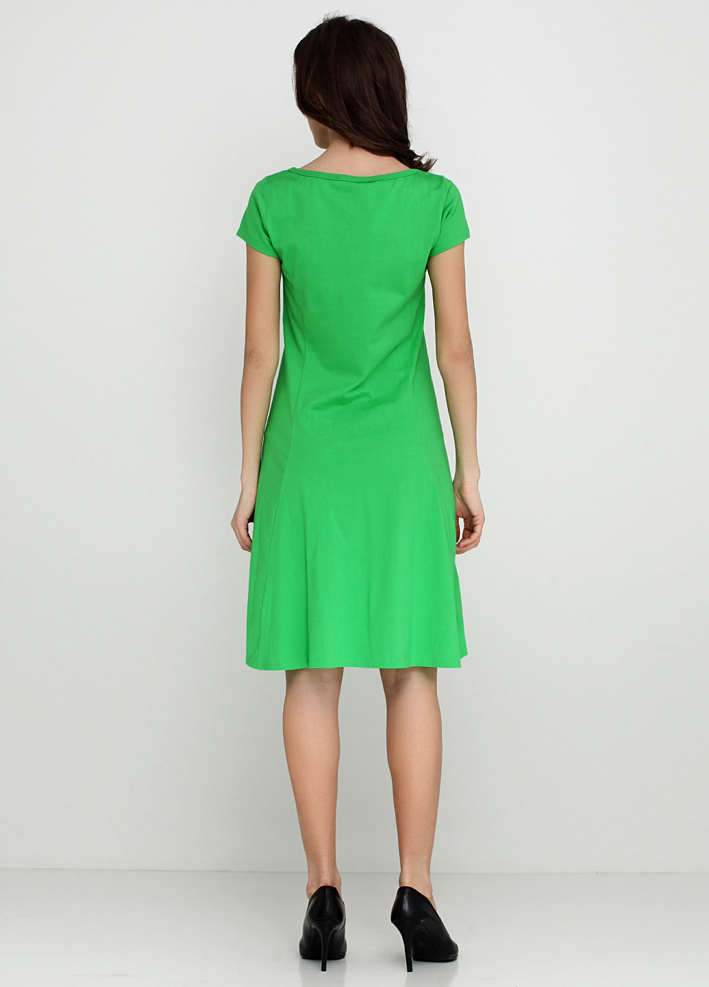 Зелена кежуал сукня Ralph Lauren однотонна