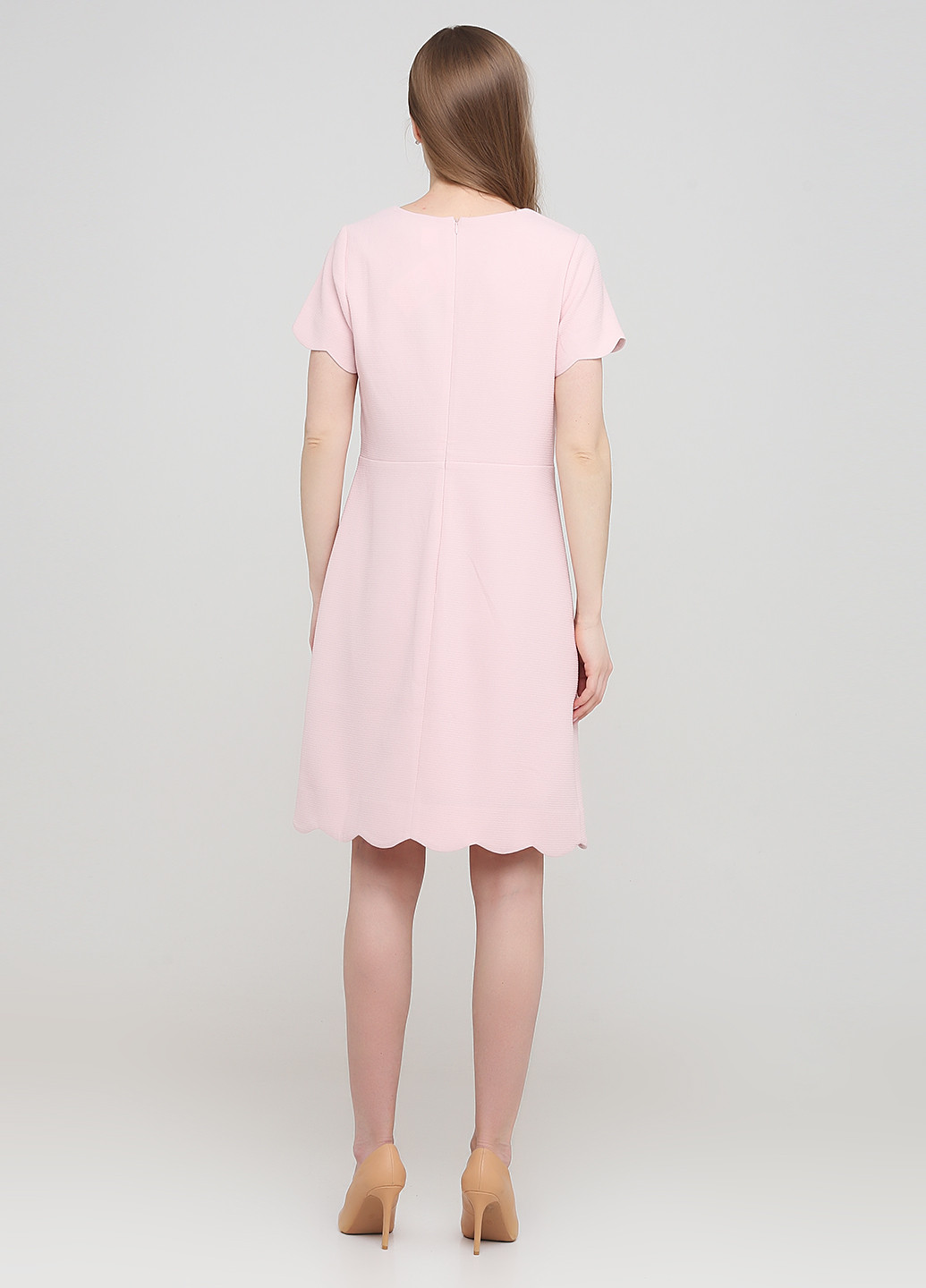 Світло-рожева кежуал сукня Heine однотонна