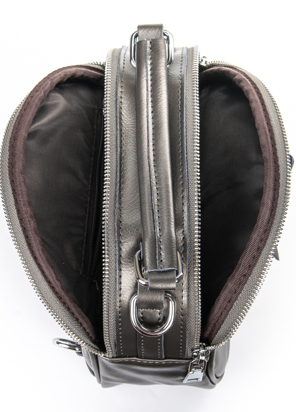 Сумка-рюкзак Alex Rai однотонный серый кэжуал