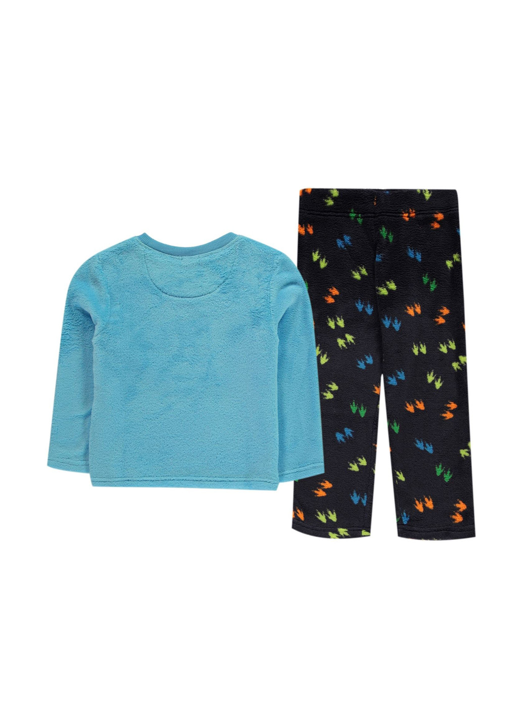 Голубая всесезон пижама (лонгслив, брюки) лонгслив + брюки Crafted