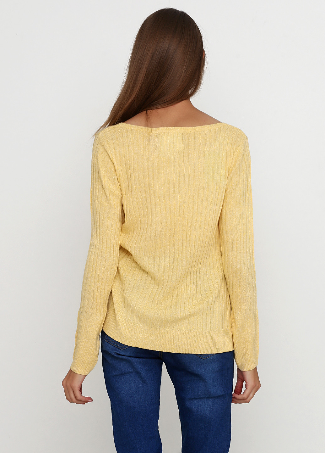 Жовтий демісезонний пуловер пуловер CHD