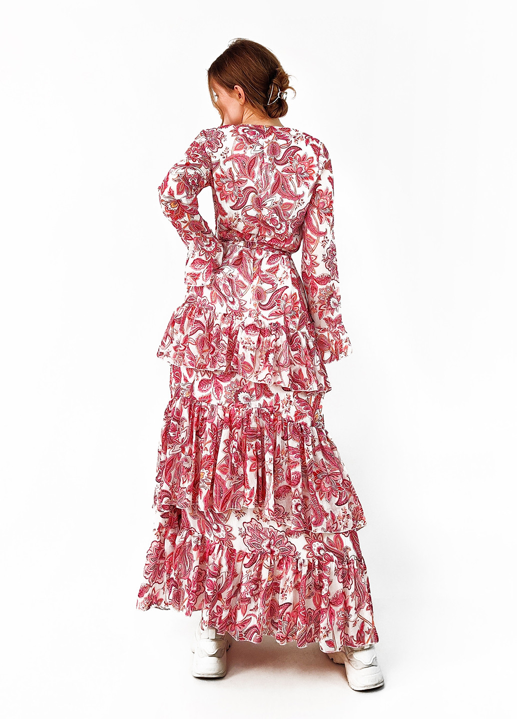 Розовое кэжуал платье Boohoo с цветочным принтом