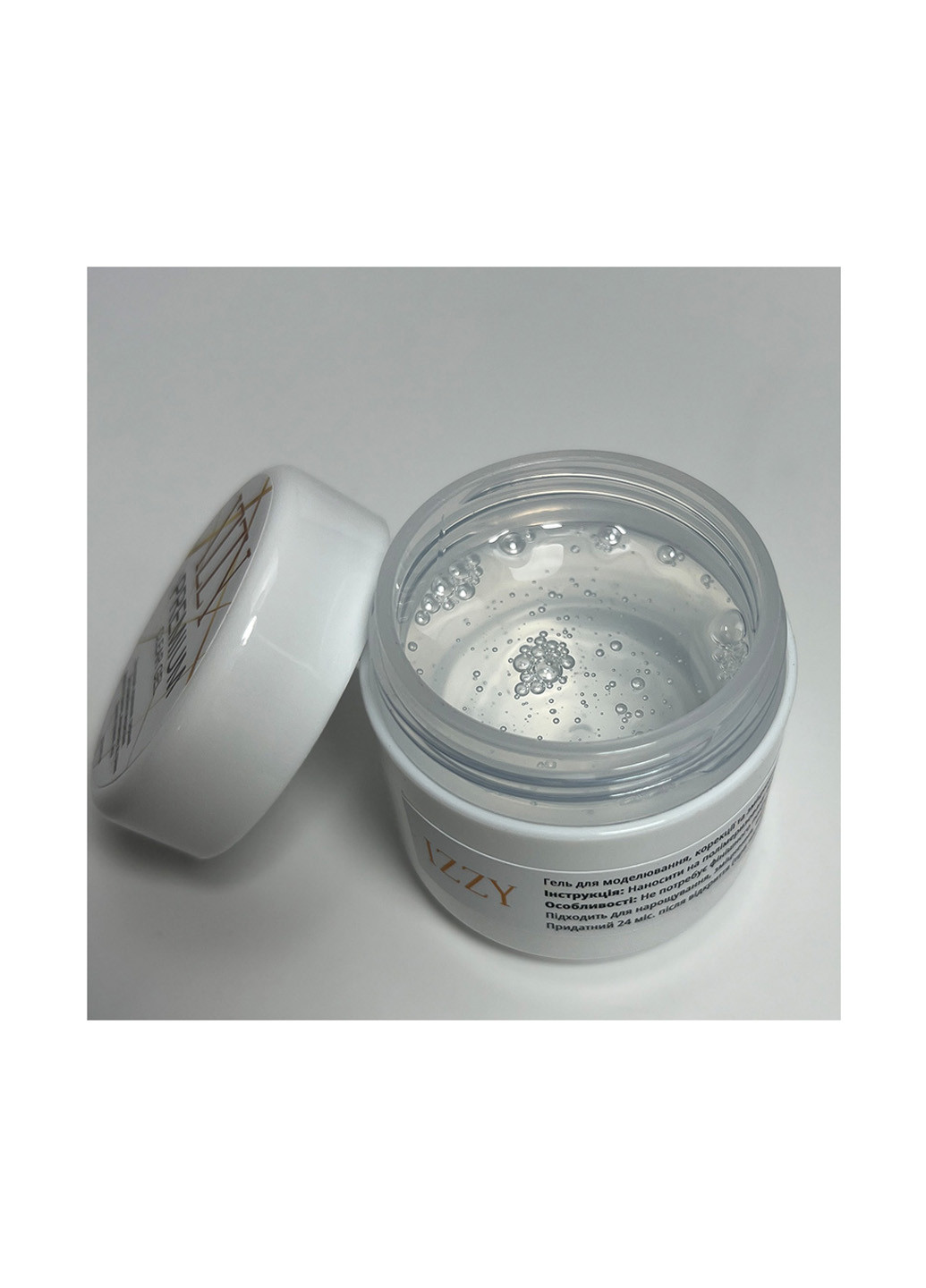 Гель прозорий 3-фазний, для нарощування Premium Gel Clear, 40 г Izzy (363030528)