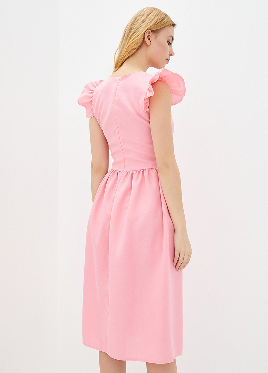 Рожева кежуал сукня а-силует Podium однотонна