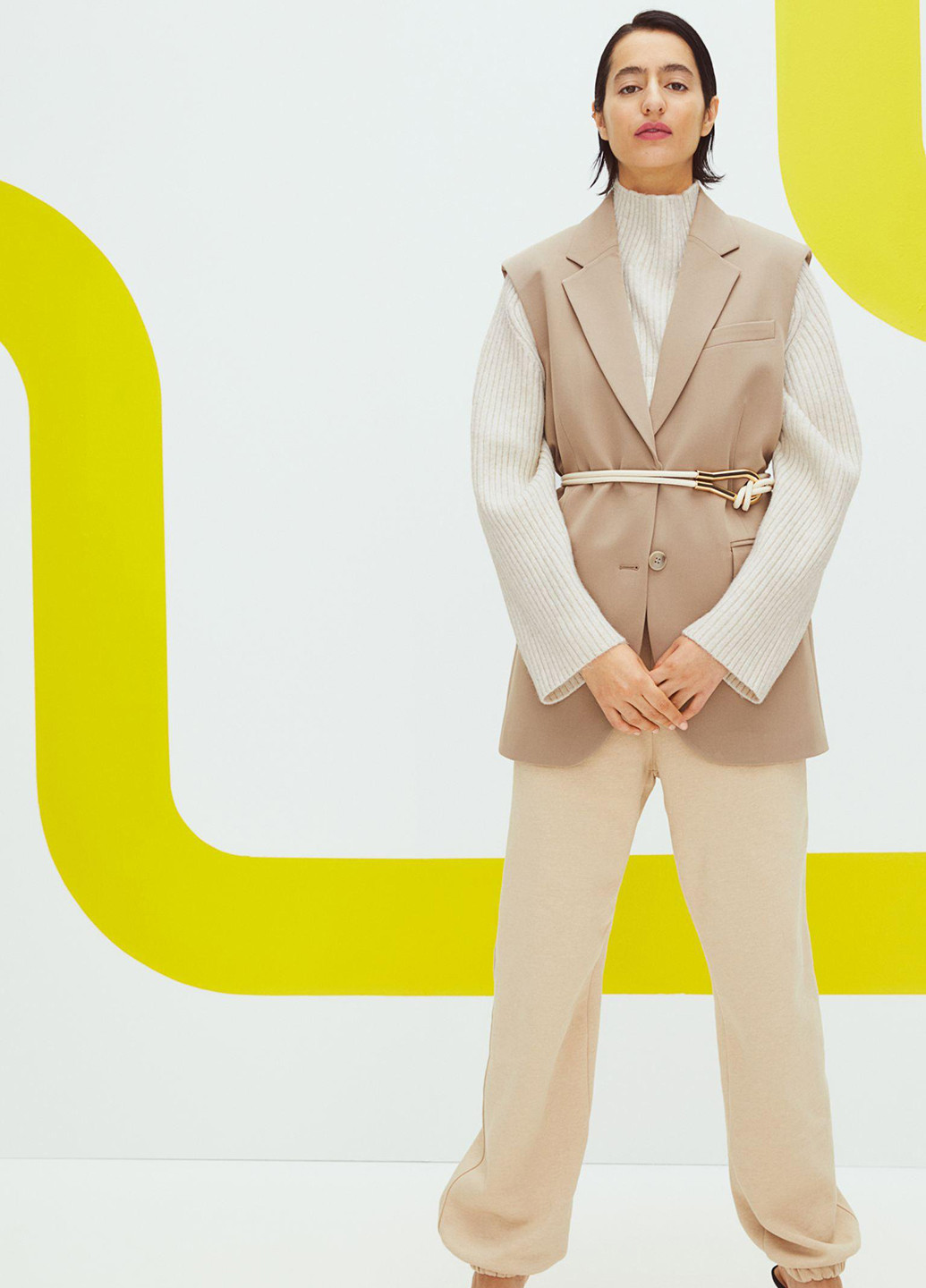 Світло-бежевий демісезонний джемпер джемпер H&M