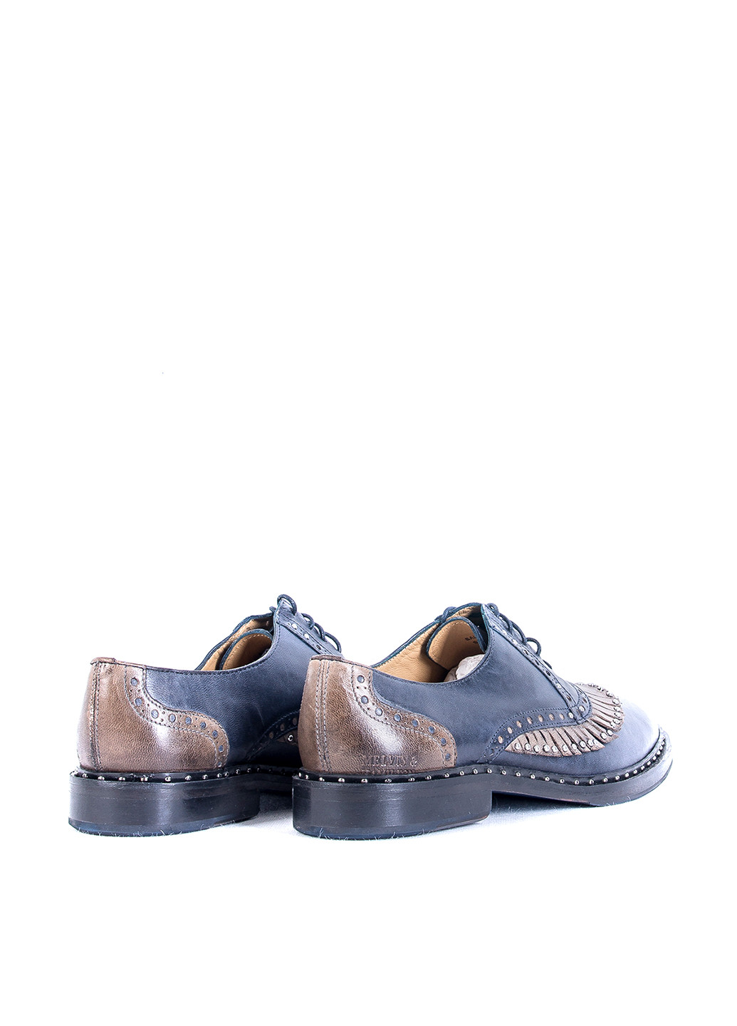 Темно-синие классические туфли Melvin & Hamilton на шнурках