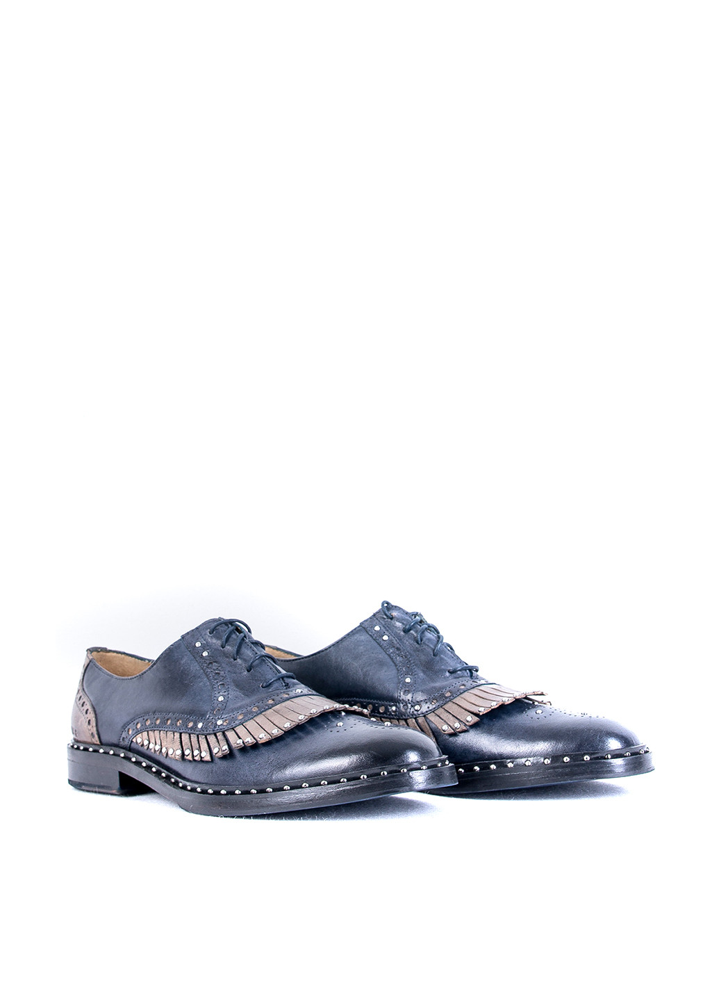 Темно-синие классические туфли Melvin & Hamilton на шнурках