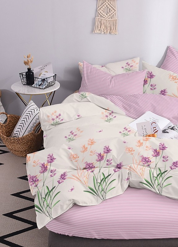 Постільна білизна сімейне Aurora 2-00882-06830 ранфорс 150х215х2 см ТЕП (223456231)