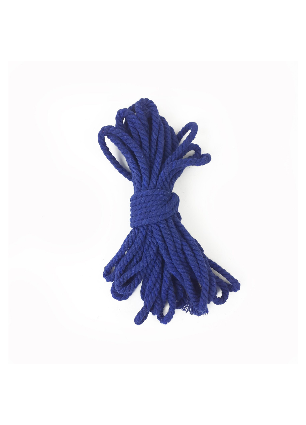Бавовняна мотузка BDSM 8 метрів, 6 мм, колір синій Art of Sex (252269120)
