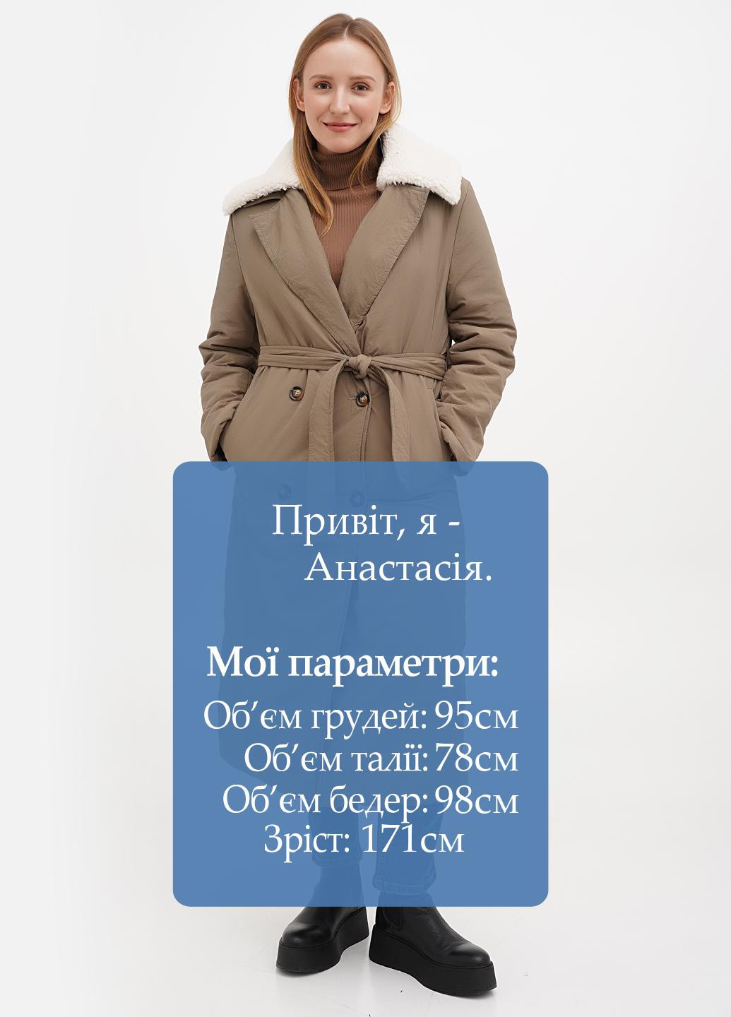 Оливкова (хакі) демісезонна куртка куртка-пальто Boohoo