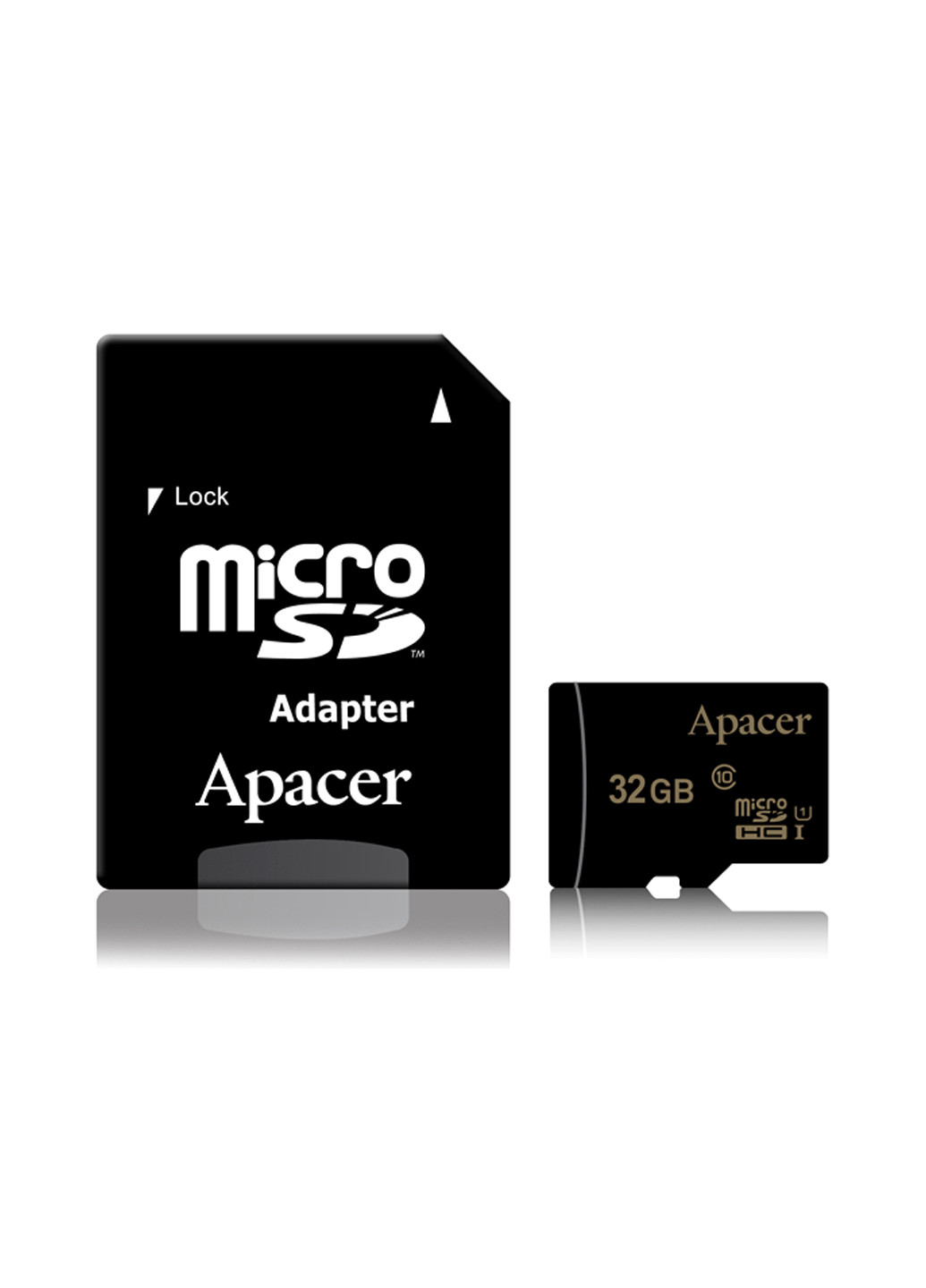 Карта памяти microSDHC 32GB C10 UHS-I + SD-adapter (AP32GMCSH10U1-R) Apacer карта памяти apacer microsdhc 32gb c10 uhs-i + sd-adapter (ap32gmcsh10u1-r) (135316910)
