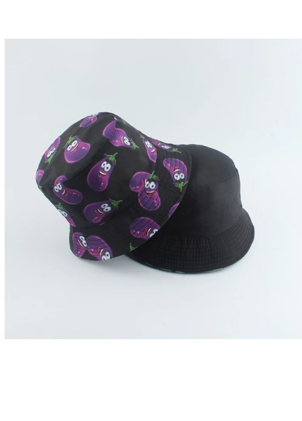 Панама двухсторонняя Баклажан унисекс NoName Панама (250515445)