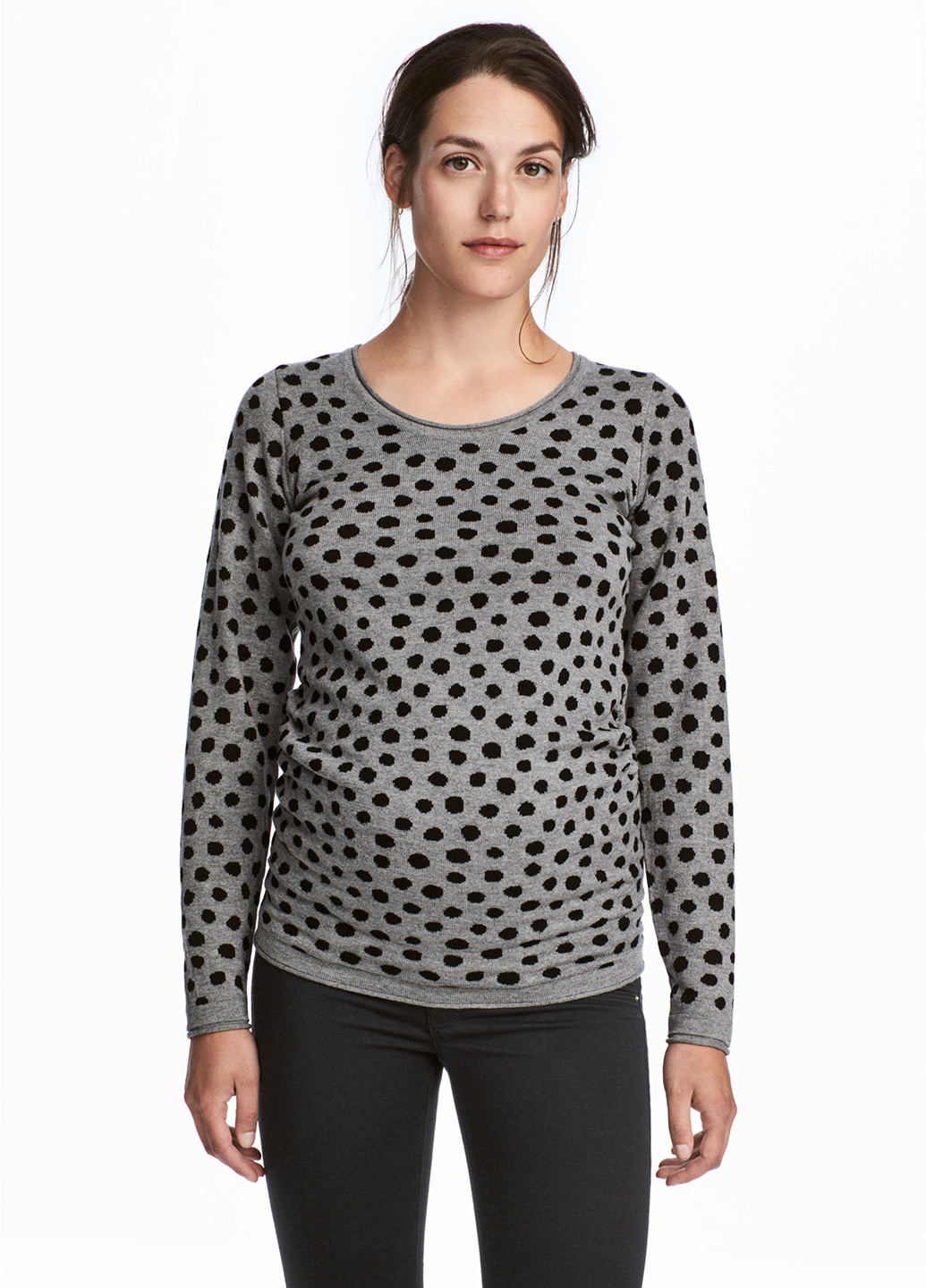 Серый демисезонный джемпер для беременных джемпер H&M