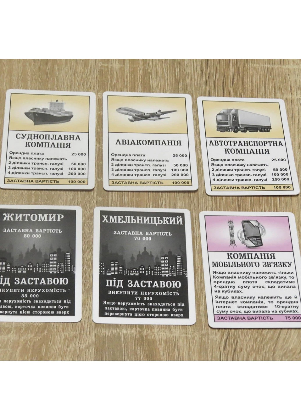 Дитяча настільна гра "Монополія Україна" 34 см No Brand (254456147)