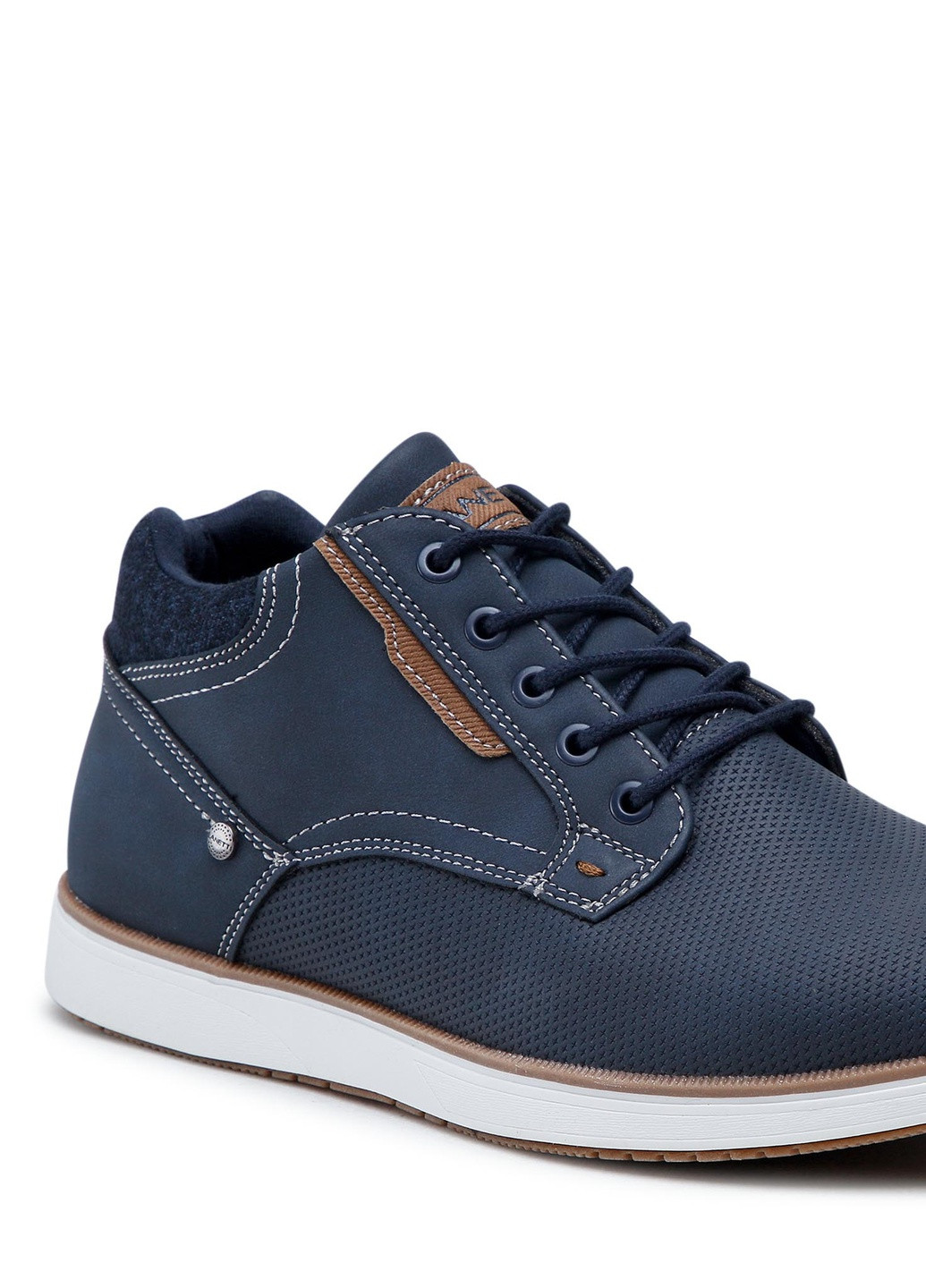 Синие осенние черевики mp07-01473-04 Lanetti