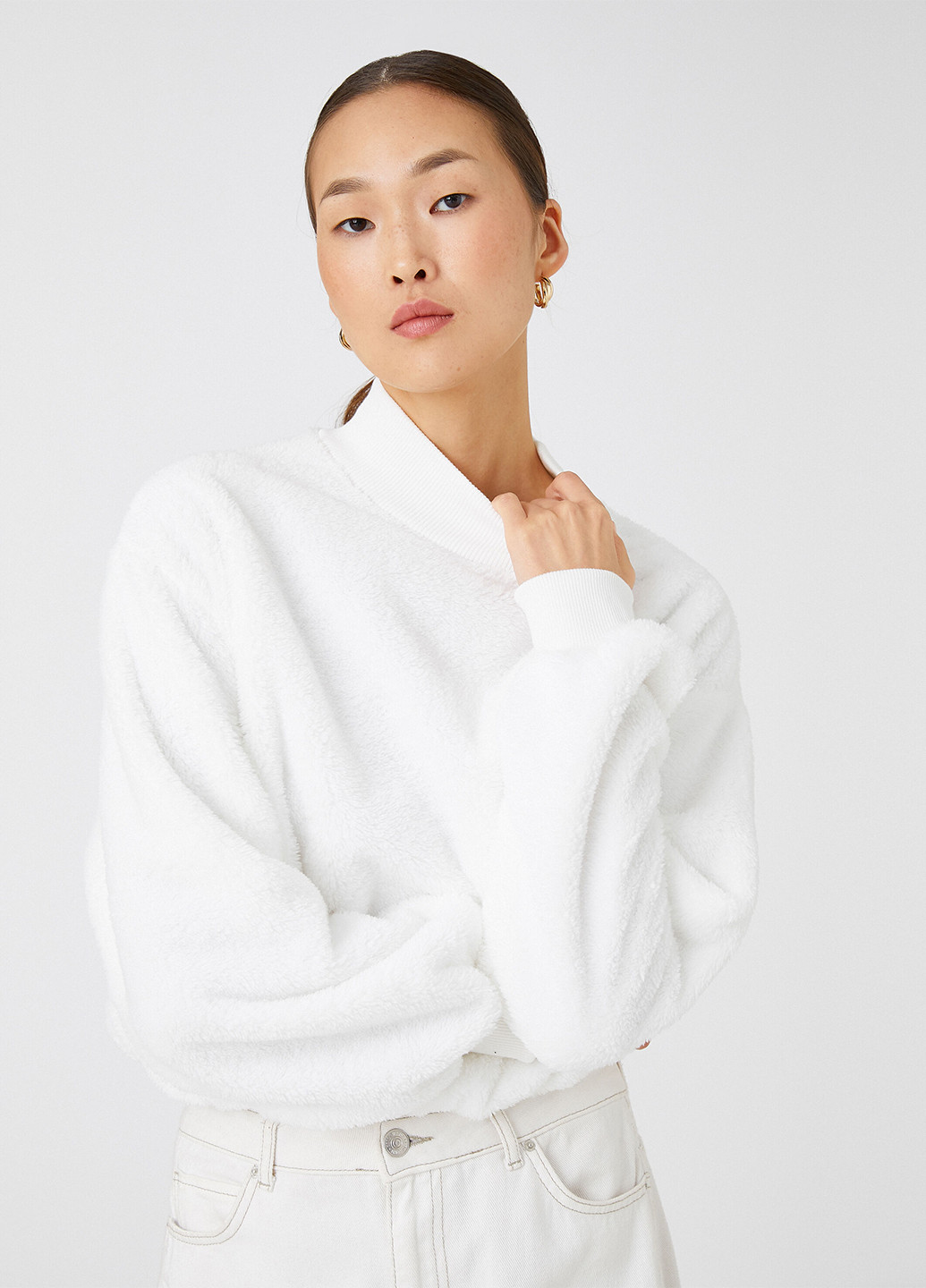 Білий демісезонний светр KOTON