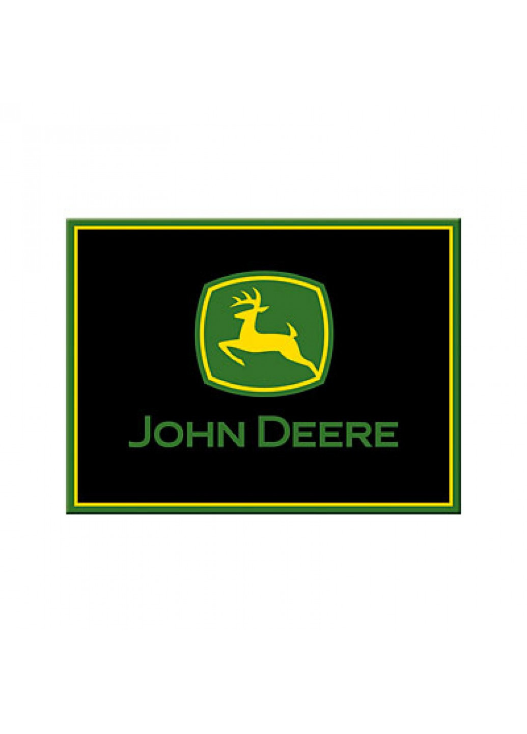 Магнит 8x6 см "John Deere Logo" (14235) Nostalgic Art (215853549)