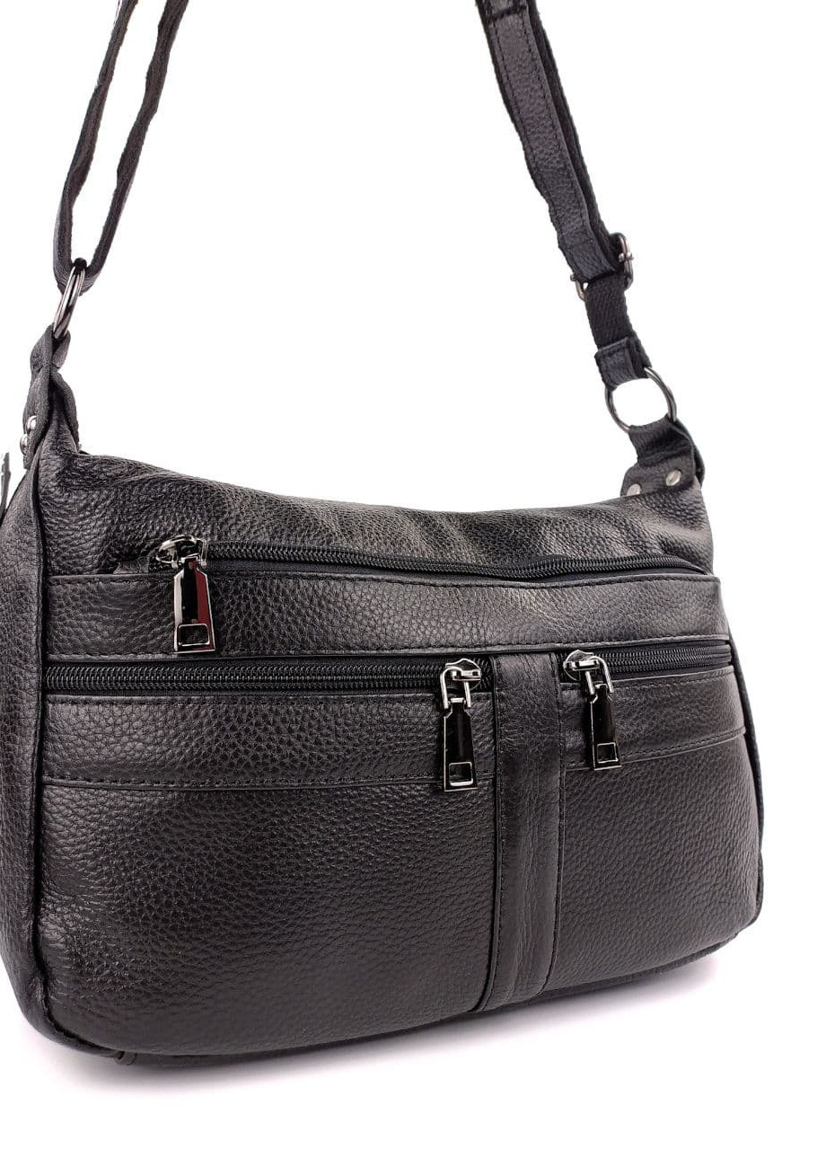 Женская кожаная сумка-кросс-боди среднего размера Vishnya (251116040)