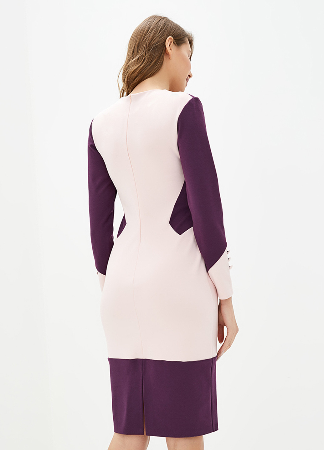 Фиолетовое кэжуал платье футляр Luzana