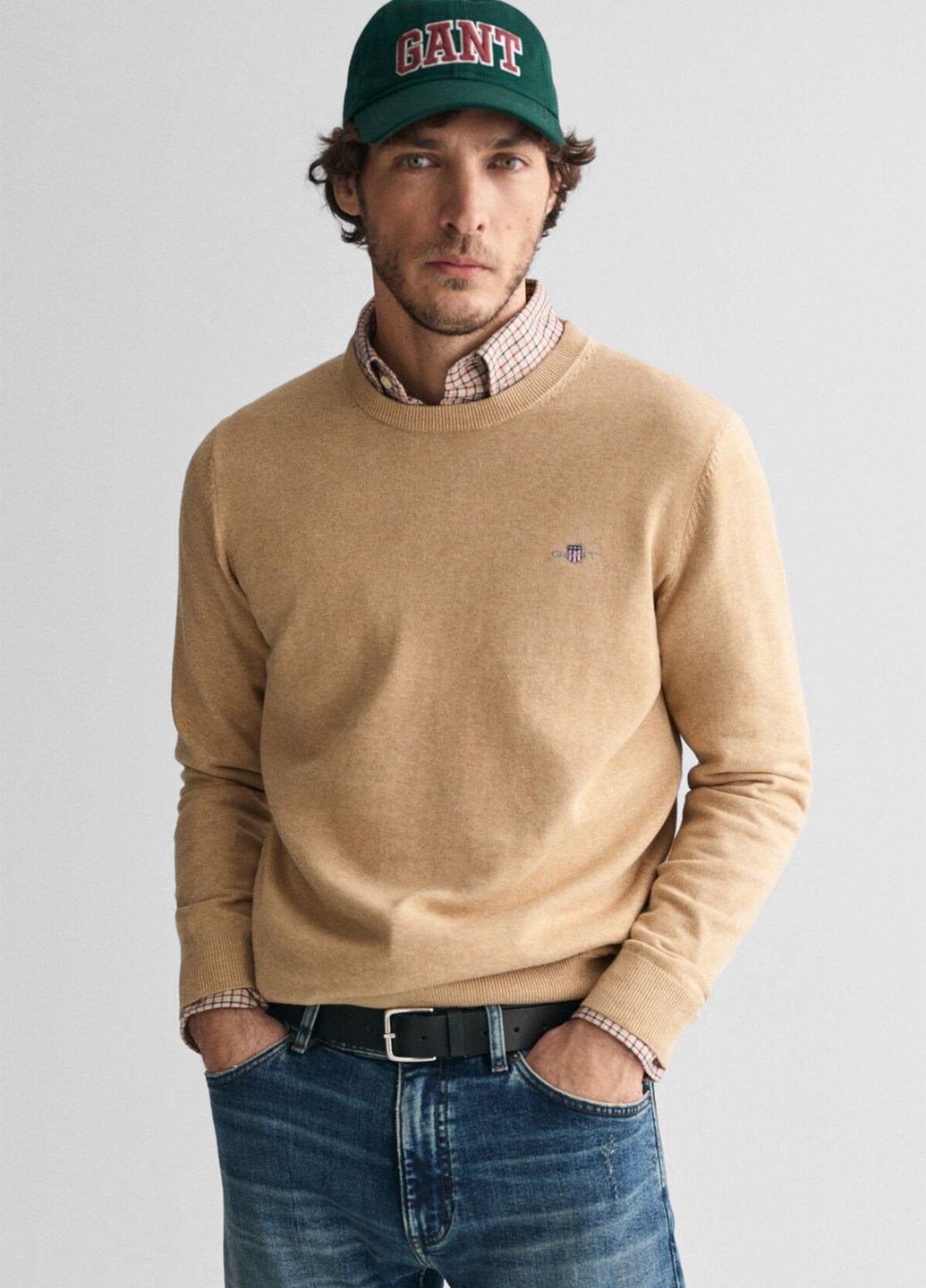 Бежевий демісезонний джемпер джемпер Gant