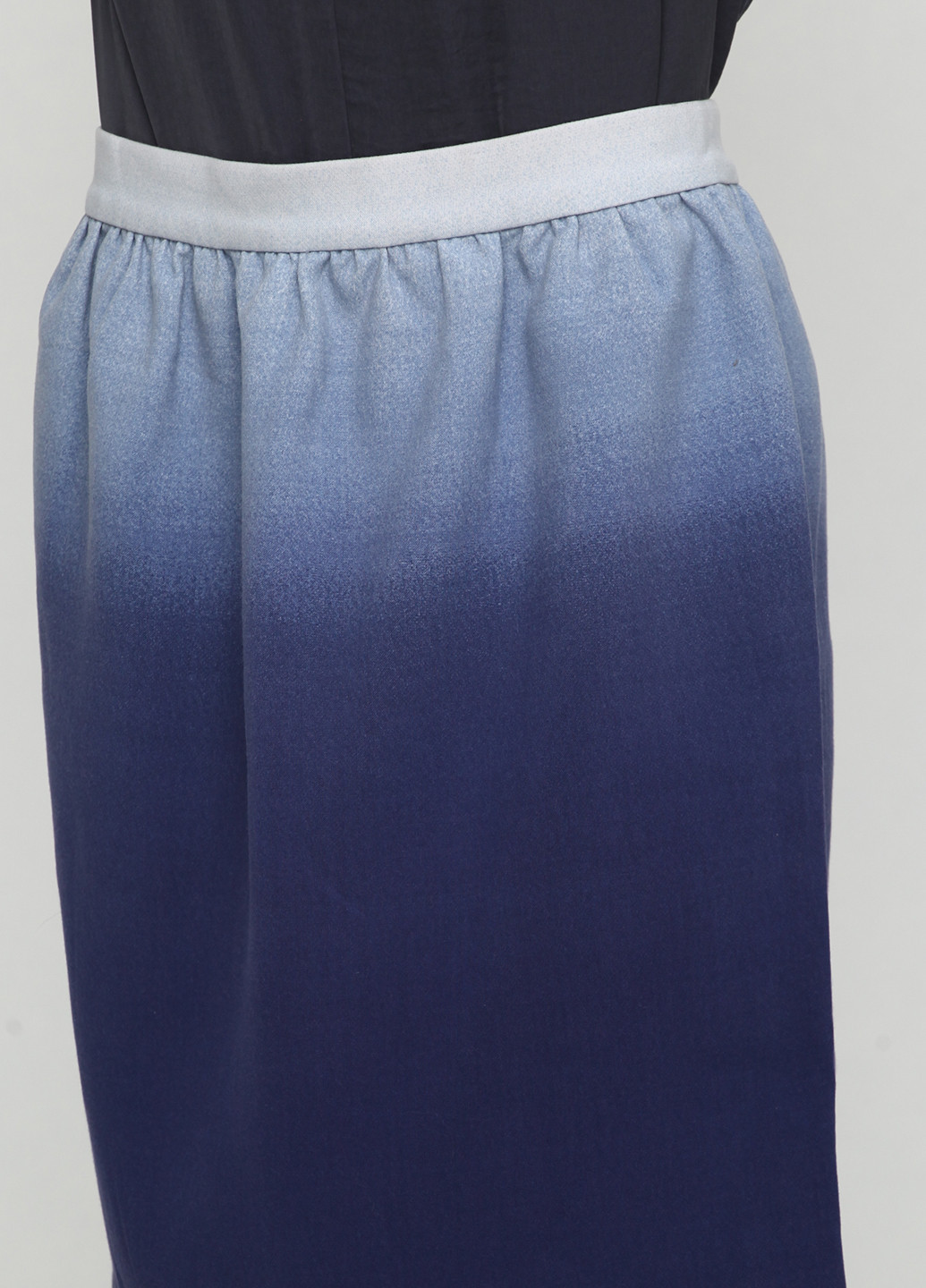 Голубая кэжуал градиентной расцветки юбка Monki клешированная