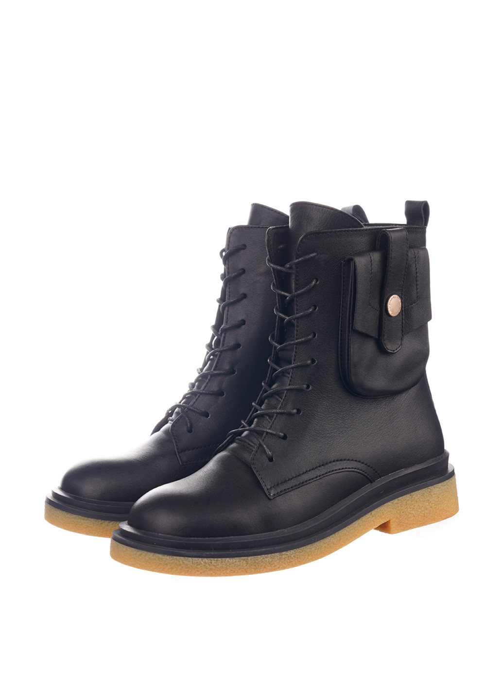 Зимние ботинки берцы Teona без декора