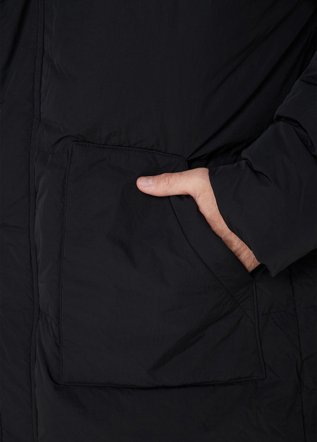 Чорний зимній Пуховик PRPY