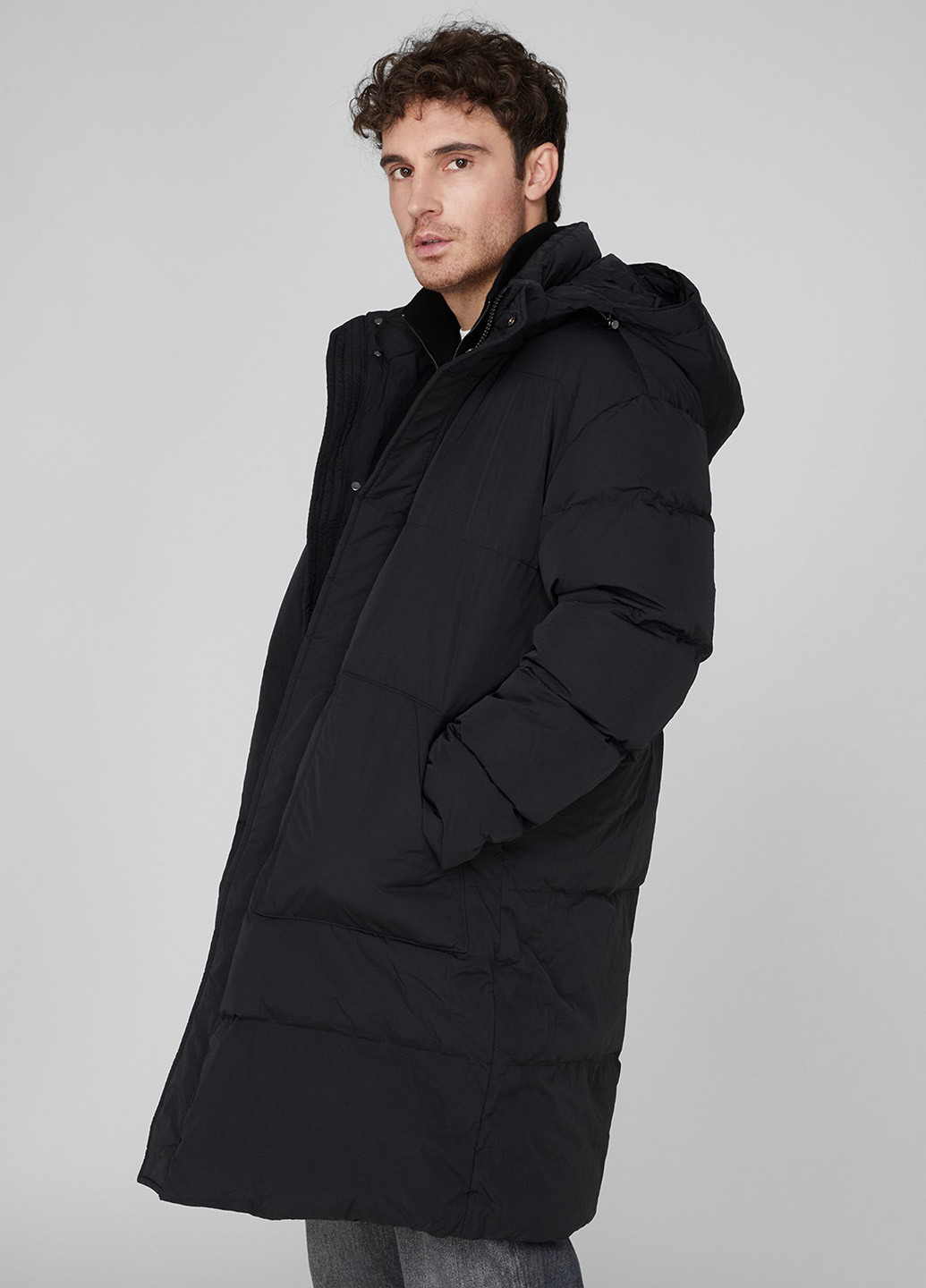 Чорний зимній Пуховик PRPY