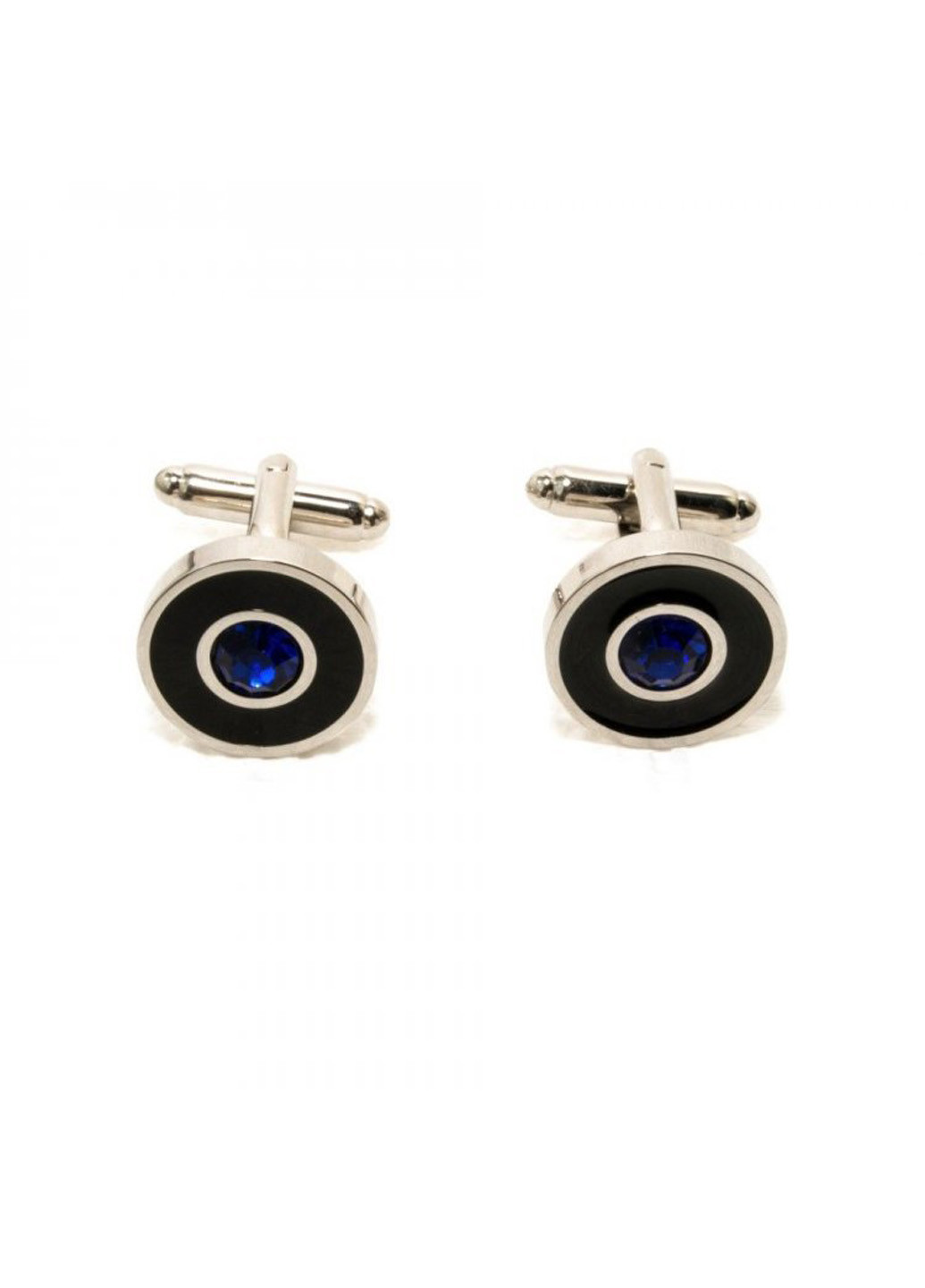 Запонки Круглые С Камушком Handmade (193410601)