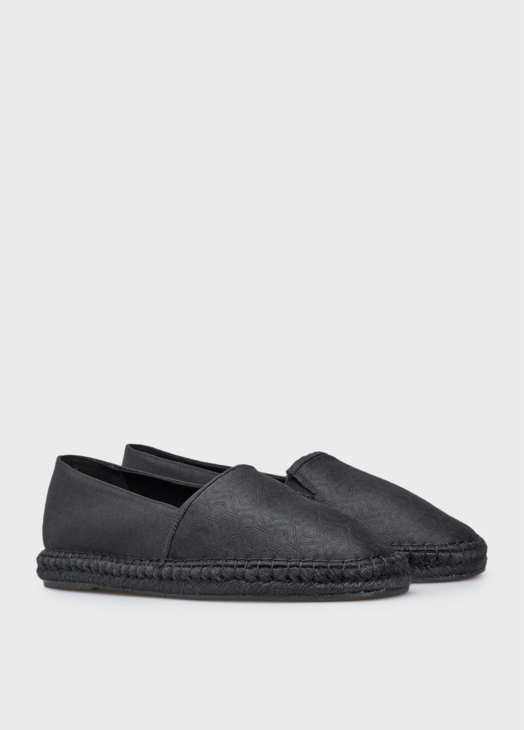 чорні еспадрилі Calvin Klein однотонний (328000788)