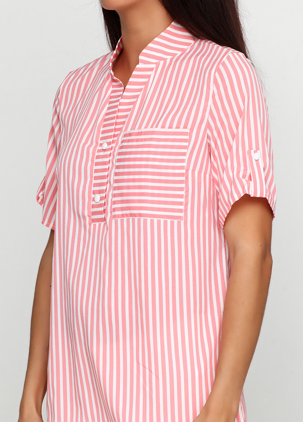 Персиковая летняя блуза LARIC