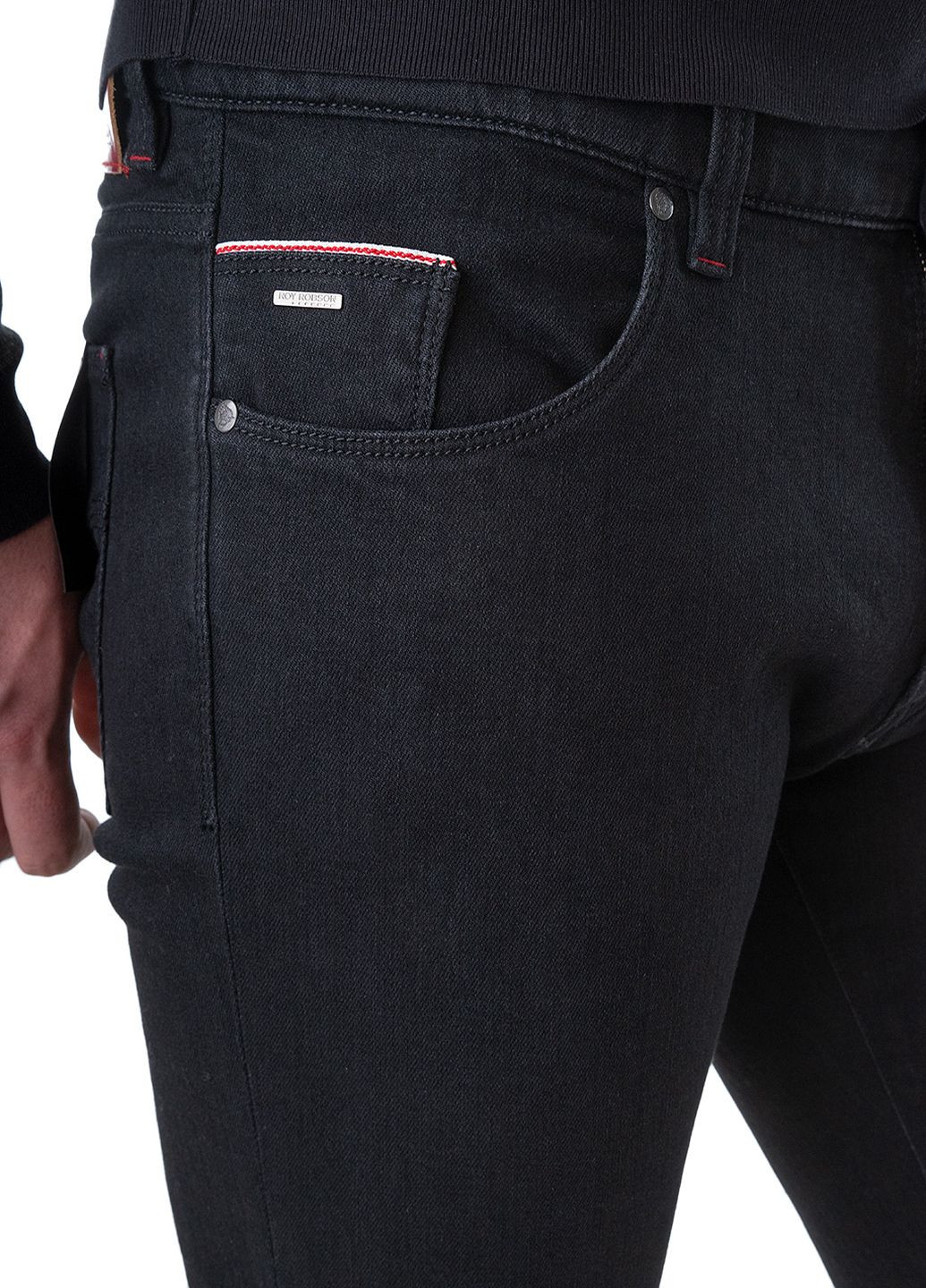 Черные демисезонные джинсы Roy Robson